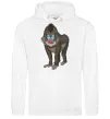 Мужская толстовка (худи) Хитра мавпа Белый фото
