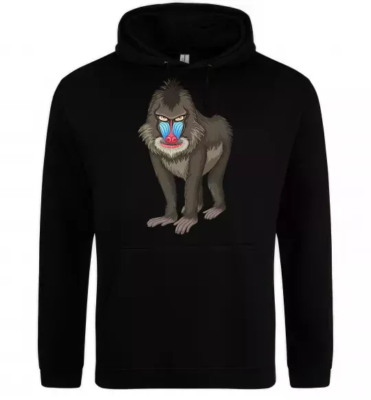 Женская толстовка (худи) Хитра мавпа Черный фото