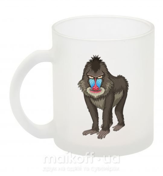 Чашка стеклянная Хитрая обезьяна Фроузен фото
