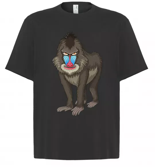 Футболка Оверсайз Хитра мавпа Черный фото