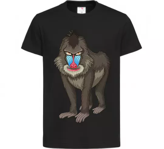 Детская футболка Хитра мавпа Черный фото