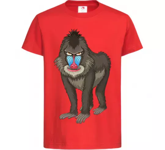 Детская футболка Хитра мавпа Красный фото