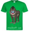 Мужская футболка Хитрая обезьяна Зеленый фото