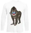 Лонгслив Хитра мавпа Белый фото
