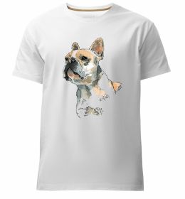 Мужская премиум футболка Бульдог