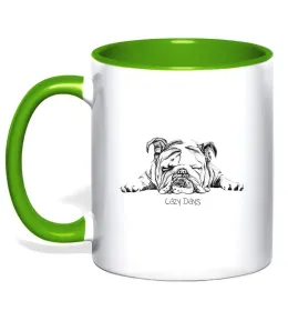 Чашка с цветной ручкой