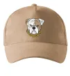 Кепка Бульдог з ланцюгом Песочный фото