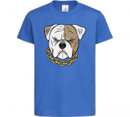 Детская футболка Бульдог з ланцюгом