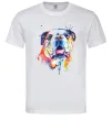 Мужская футболка Акварельний бульдог Белый Мужская футболка Акварельний бульдог Белый фото