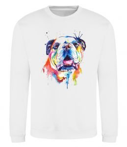 Свитшот Акварельний бульдог