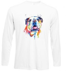 Лонгслив Акварельний бульдог