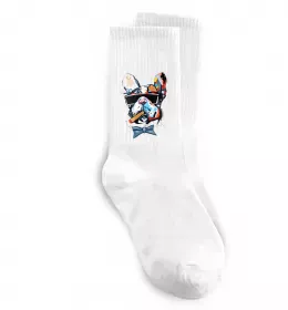 Носки Frenchie mom Белый фото Носки Frenchie mom Белый фото