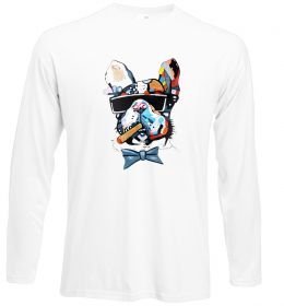 Лонгслів Бульдог з цигаркою Лонгслів Бульдог з цигаркою