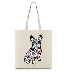 Эко-сумка Бульдог в тату