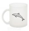 Чашка стеклянная Dolphin lineart Фроузен фото