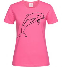 Женская футболка Happy dolphin