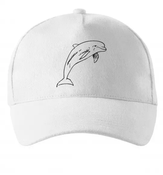 Кепка Happy dolphin Белый фото
