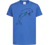 Дитяча футболка Happy dolphin Яскраво-синій фото