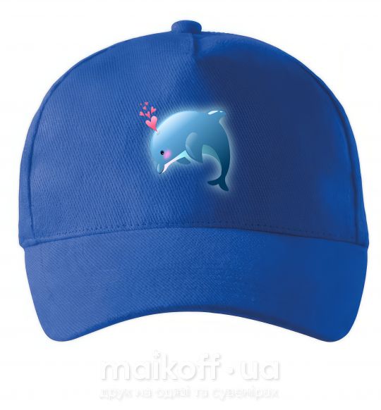 Кепка Dolphin love Яскраво-синій фото