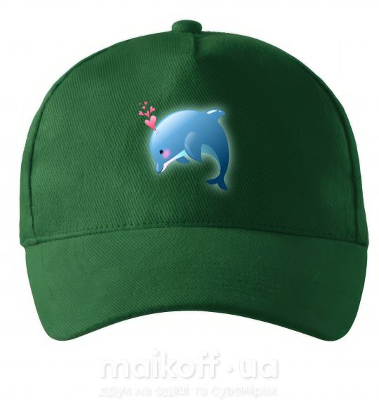 Кепка Dolphin love Темно-зелений фото