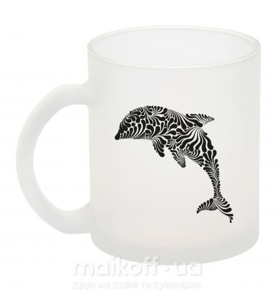 Чашка стеклянная Dolphin curves Фроузен фото