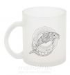 Чашка скляна Dolphin drawing Фроузен фото