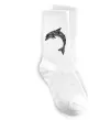 Шкарпетки Різнокольоровий дельфін Білий фото