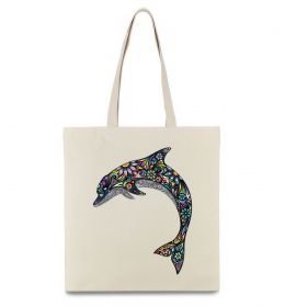 Эко-сумка Різнокольоровий дельфін Эко-сумка Різнокольоровий дельфін