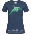 Жіноча футболка Dolphin Sea Темно-синій фото