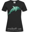 Жіноча футболка Dolphin Sea Чорний фото