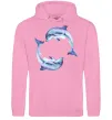Мужская толстовка (худи) Watercolor dolphins Розовый Мужская толстовка (худи) Watercolor dolphins Розовый фото