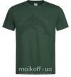 Мужская футболка Dolphin curly Темно-зеленый фото
