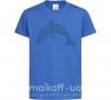 Детская футболка Dolphin curly Ярко-синий фото
