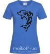 Жіноча футболка Black dolphin Яскраво-синій фото