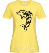 Жіноча футболка Black dolphin Лимонний фото