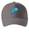 Кепка Акварельний дельфін Серый фото