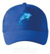 Кепка Акварельный дельфин Яскраво-синій фото