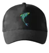 Кепка Дельфін ілюстрація Чорний фото