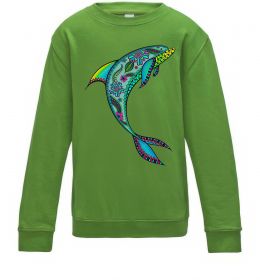 Дитячий світшот Дельфін ілюстрація