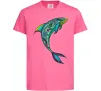 Детская футболка Дельфін ілюстрація Ярко-розовый фото