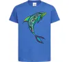 Детская футболка Дельфін ілюстрація Ярко-синий фото
