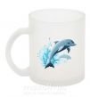 Чашка стеклянная Прыжок дельфина Фроузен фото