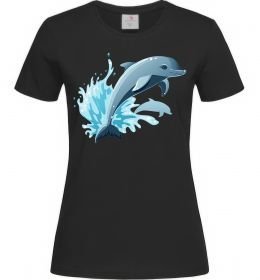 Женская футболка Прижок дельфіна Женская футболка Прижок дельфіна