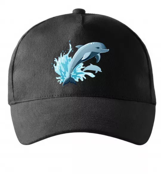 Кепка Прижок дельфіна Черный фото