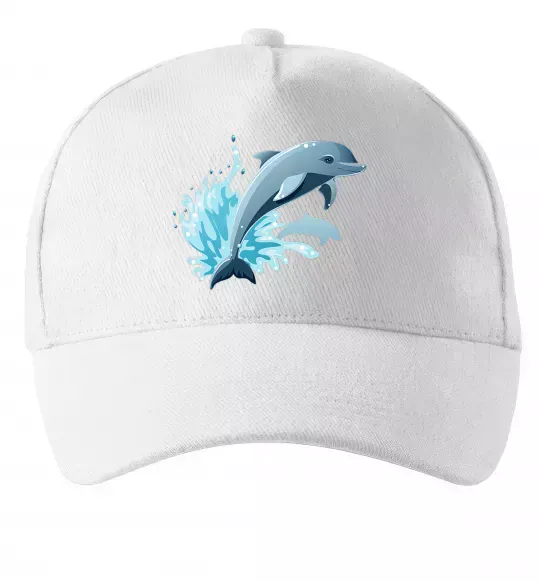 Кепка Прижок дельфіна Белый фото