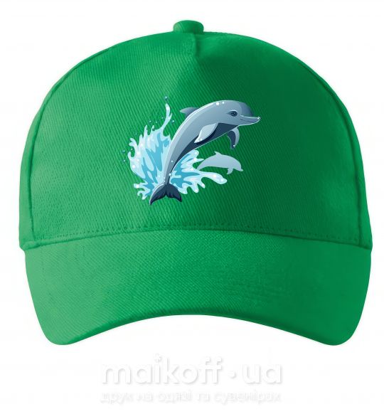 Кепка Прыжок дельфина Зелений фото