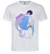 Чоловіча футболка Anime dolphin Білий фото