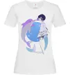 Женская футболка Anime dolphin Белый Женская футболка Anime dolphin Белый фото