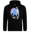 Женская толстовка (худи) Anime dolphin Черный Женская толстовка (худи) Anime dolphin Черный фото