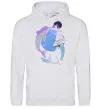 Женская толстовка (худи) Anime dolphin Серый меланж Женская толстовка (худи) Anime dolphin Серый меланж фото